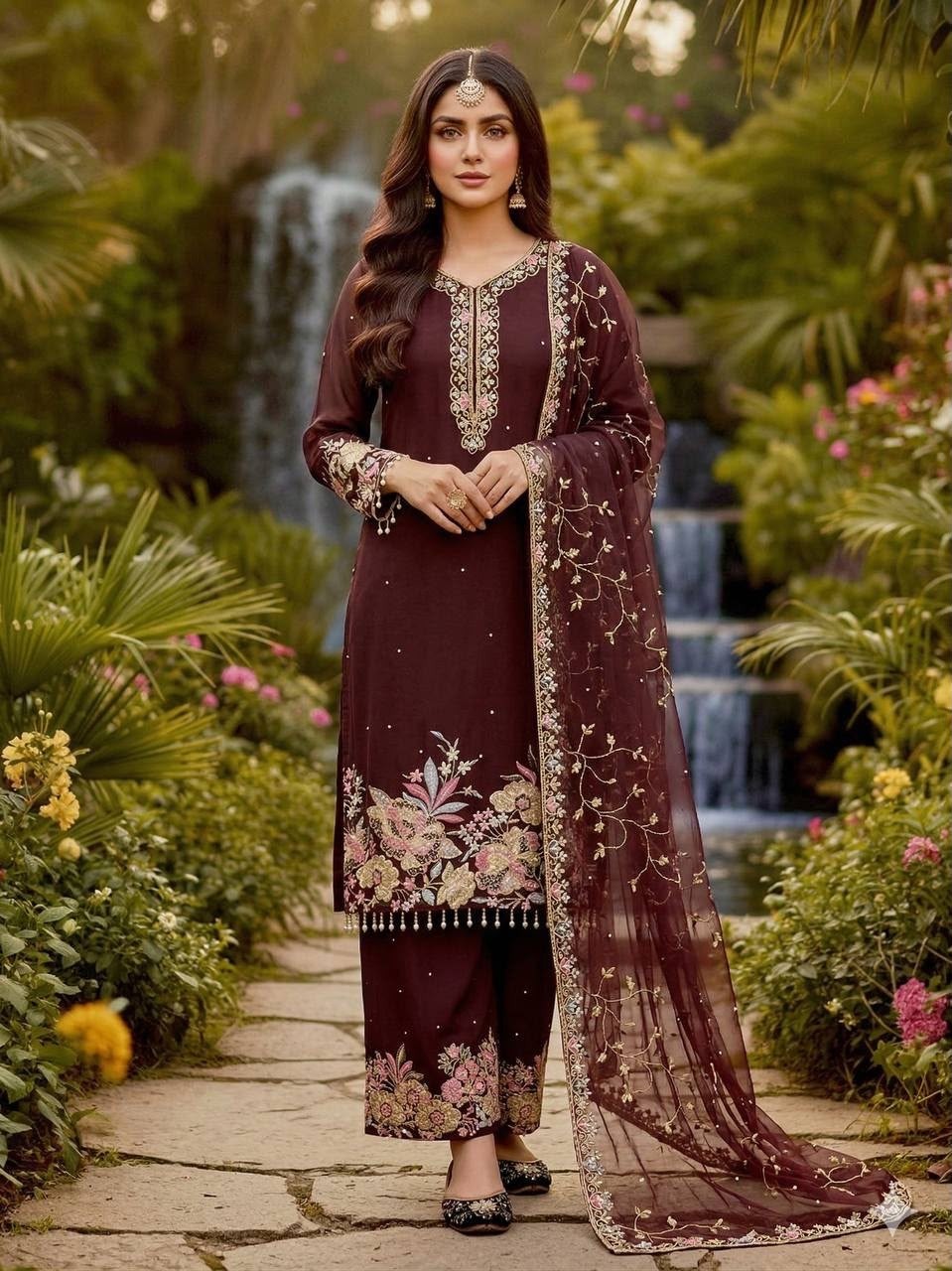 KF-1718 | Eid Special Heavy Embroidered Collection