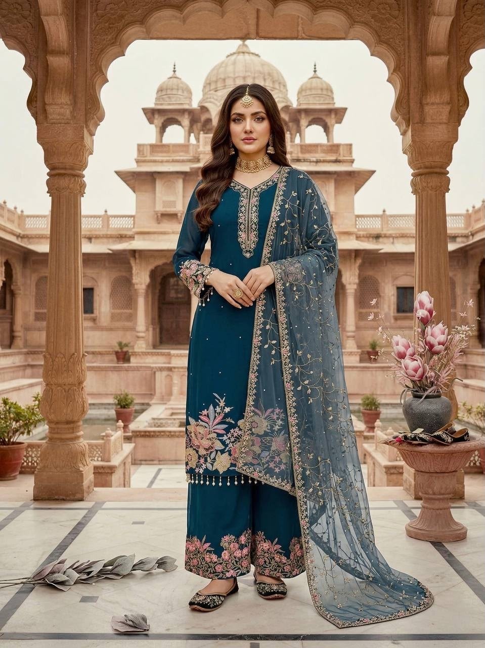 KF-1718 | Eid Special Heavy Embroidered Collection