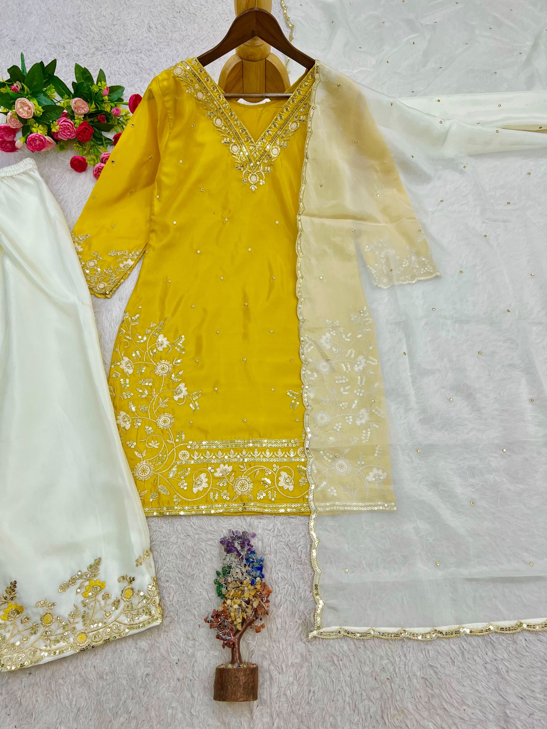 HK-1747 | Pure HO Silk Pakistani Designer Collection