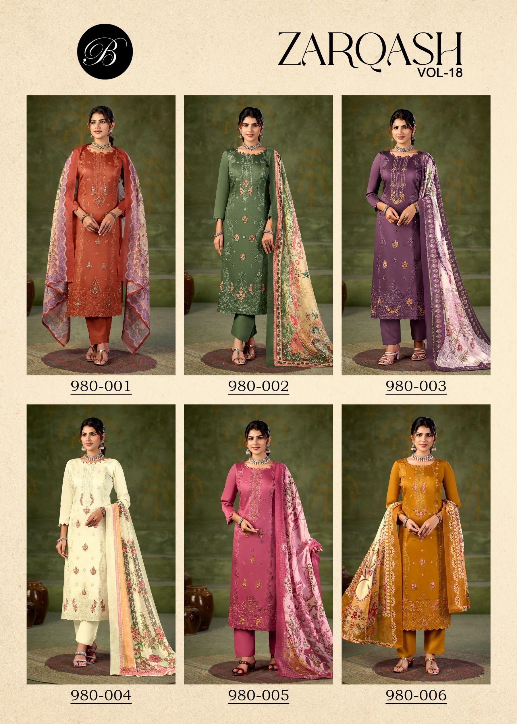 BelliZa ZARQASH VOL 18 | Premium Designer Collection