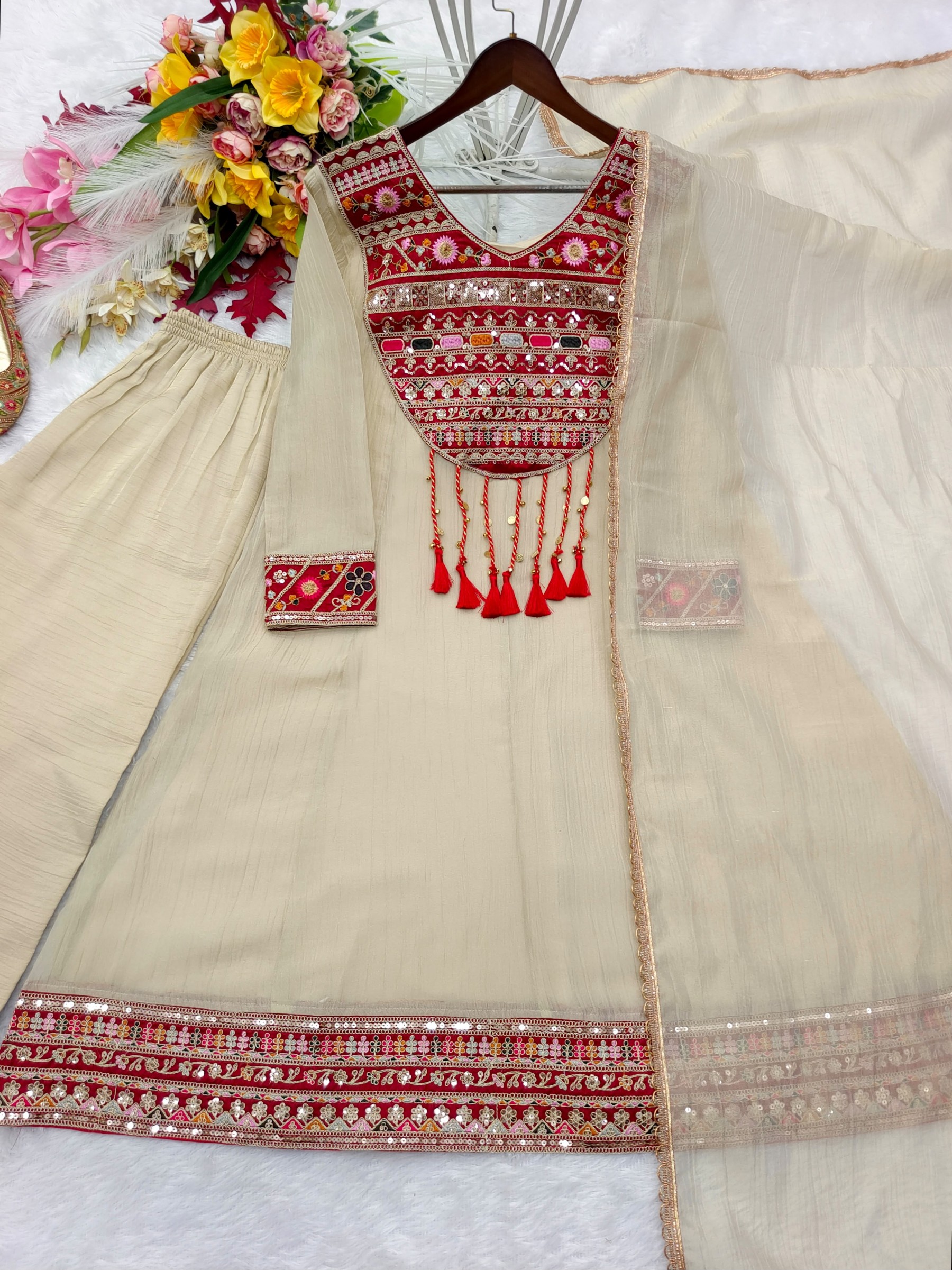 FD-818 | Pure Salsa Crush Silk Designer Showroom Collection