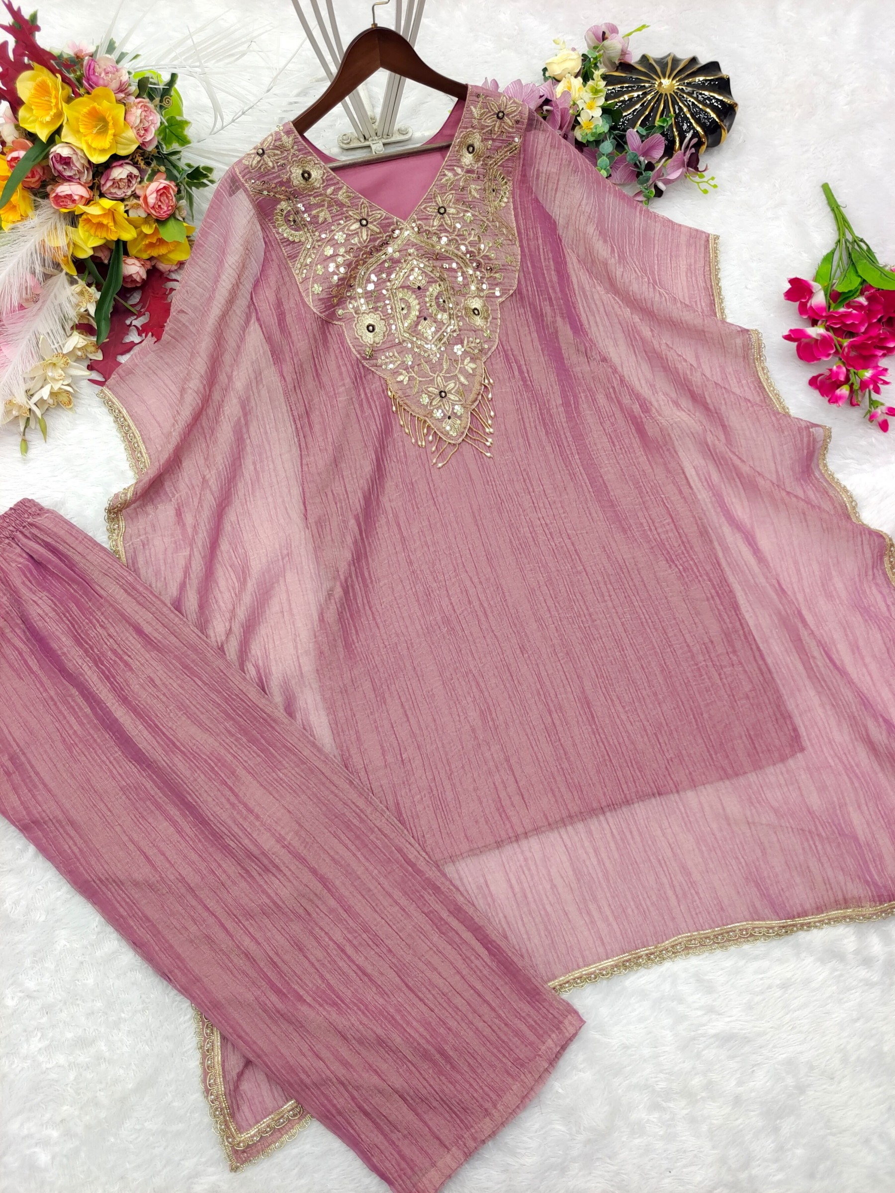 WW-1291 | Salsa Crush Silk Designer Kaftan Collection