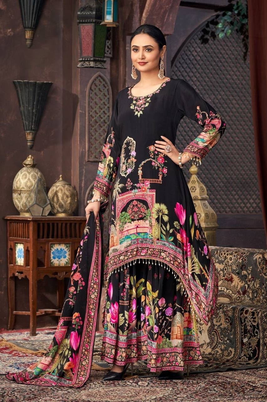 ST-217 | Faux Georgette Digital Print Designer Collection