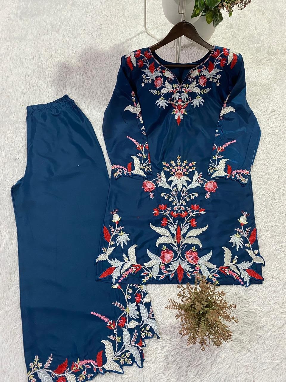 BE-466 | French Crepe Designer Co-Ord Collection