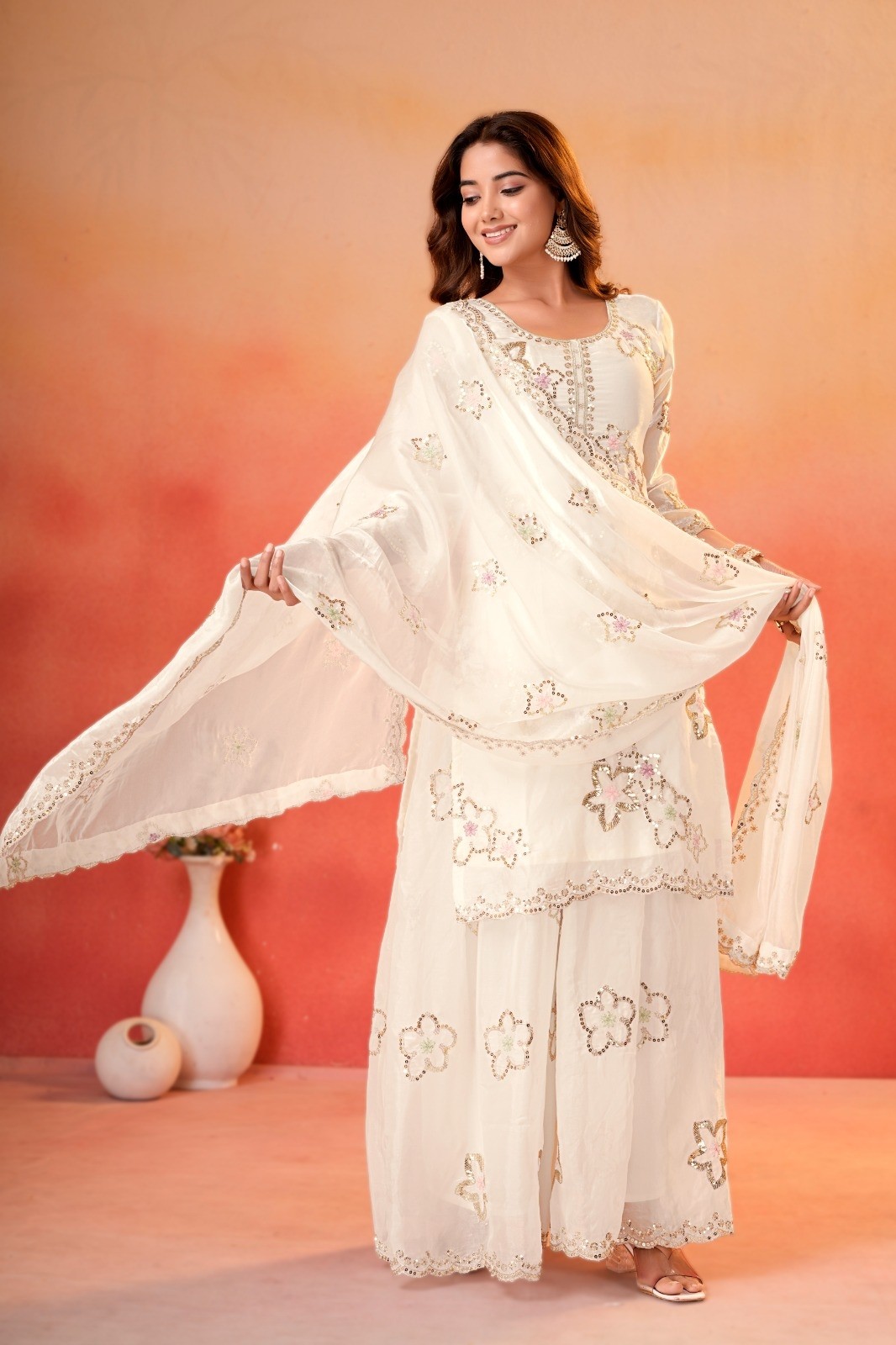 FE-150 | Fendy Silk Designer Sharara Collection