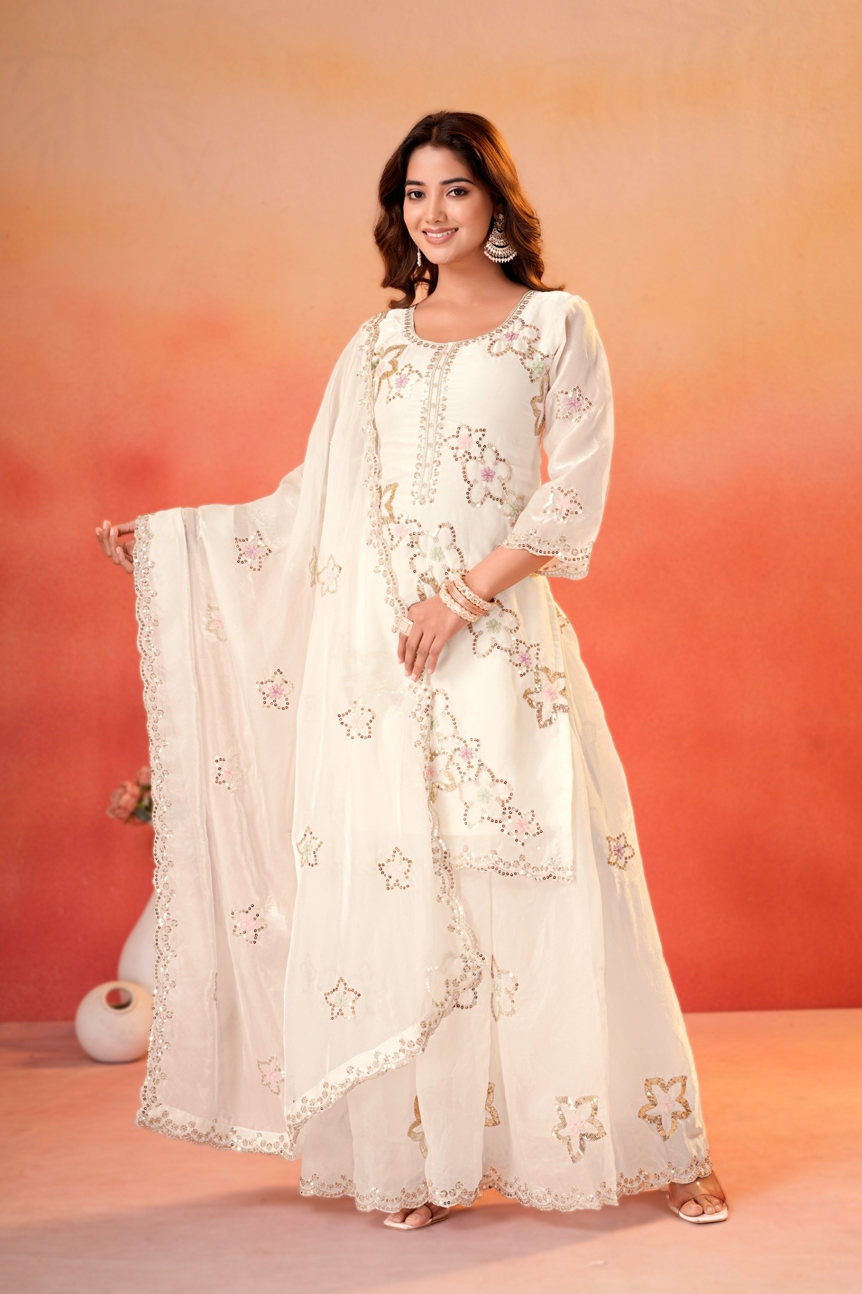 FE-150 | Fendy Silk Designer Sharara Collection