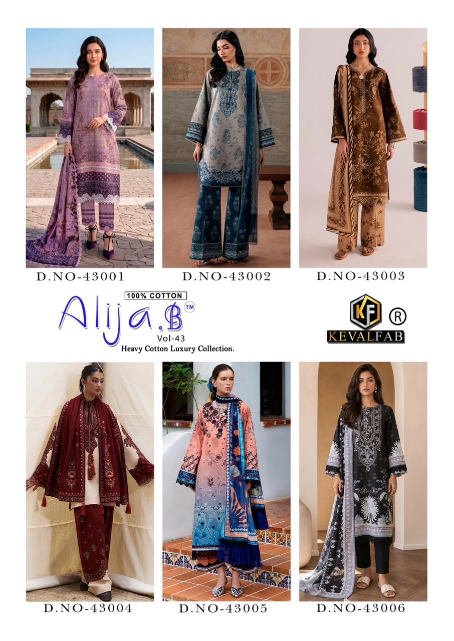 KEVAL FAB | Alija.B Volume 43 | Export Quality Collection