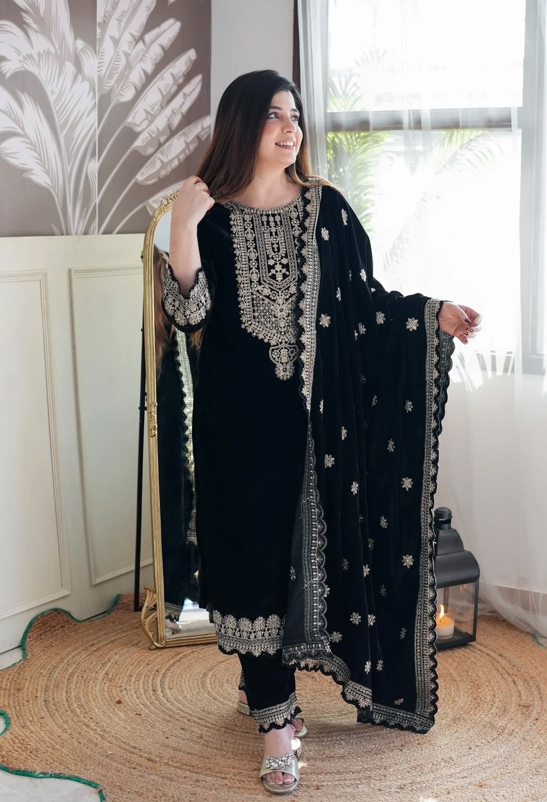 FD-101 | Pure Viscous Velvet Designer Collection