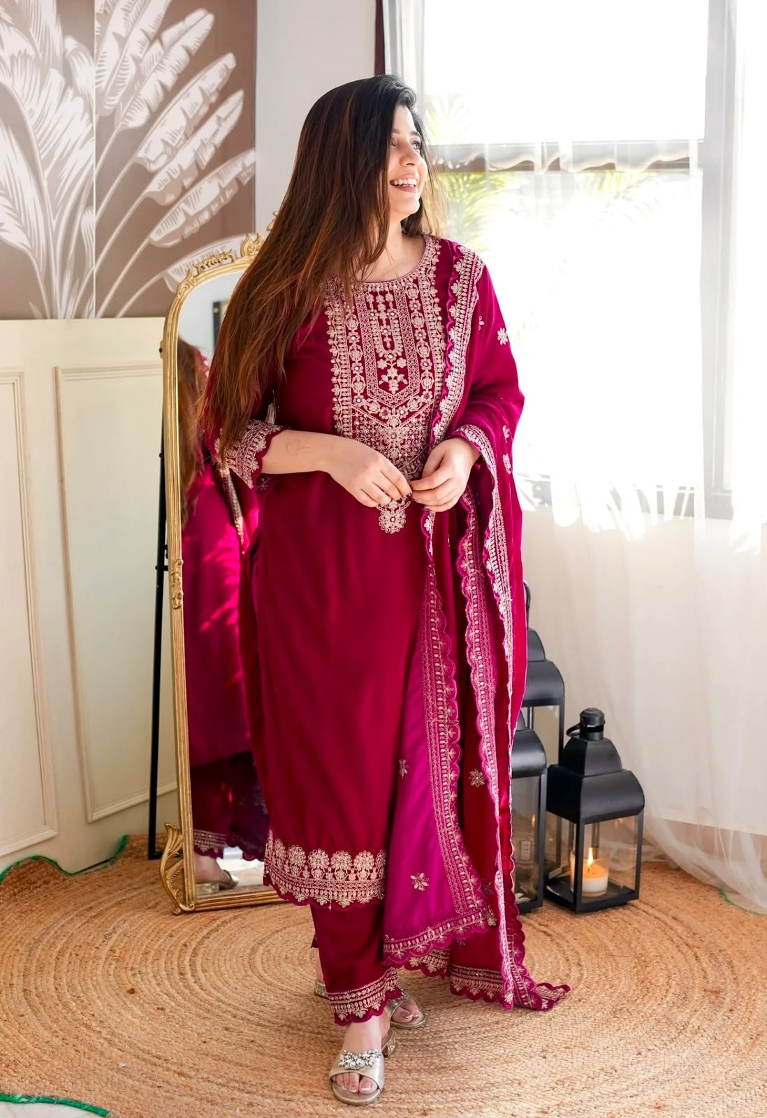 FD-101 | Pure Viscous Velvet Designer Collection