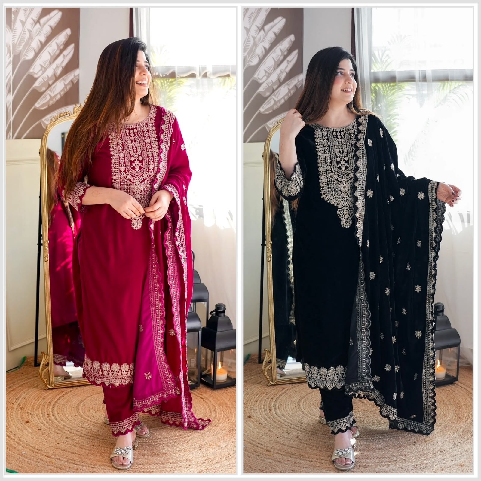 FD-101 | Pure Viscous Velvet Designer Collection
