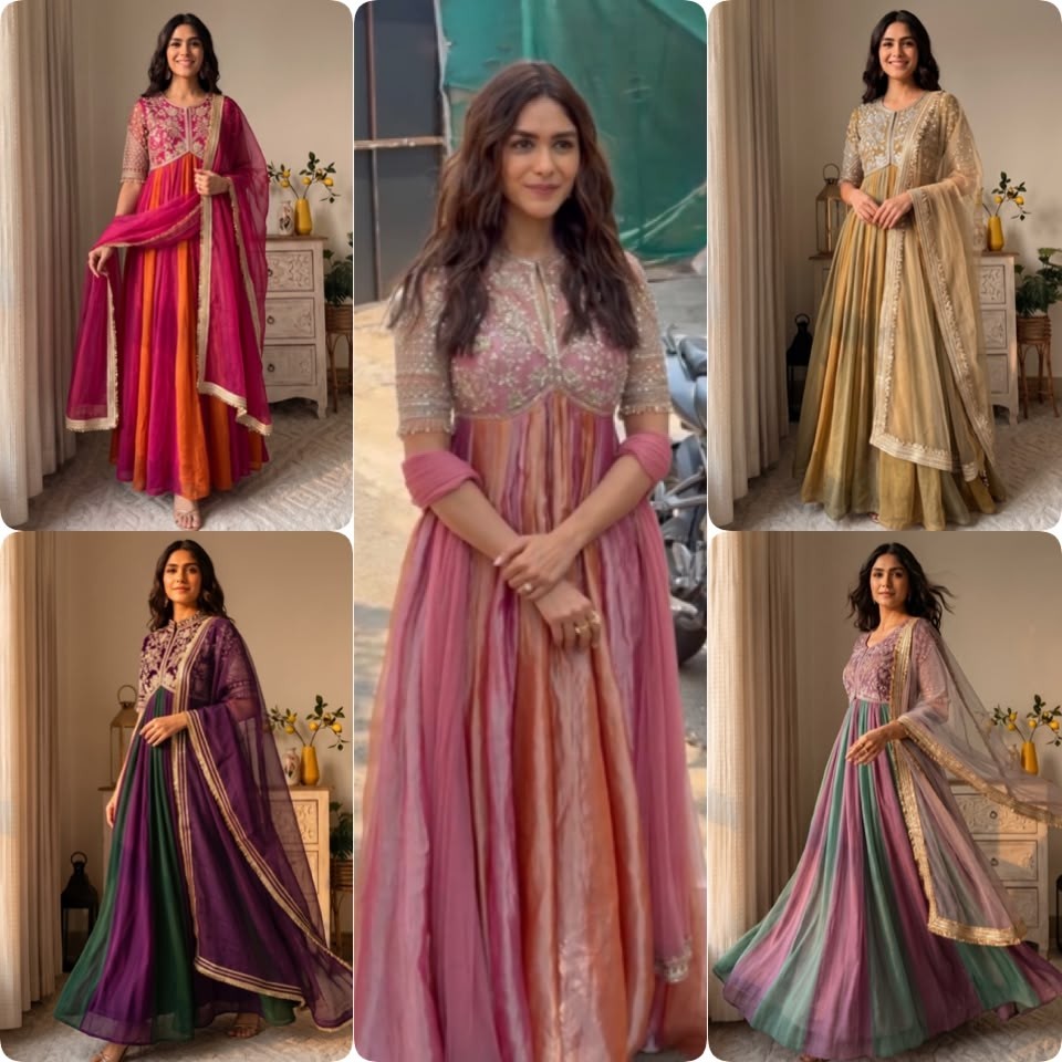 AD247 | Pure NC Moss Silk Designer Gown Collection