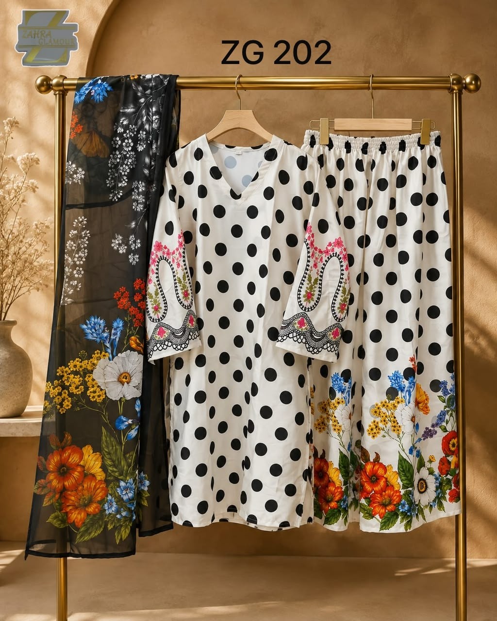 ZAHRA GLAMOUR | ZG 201-202 Designer Co-Ord Collection