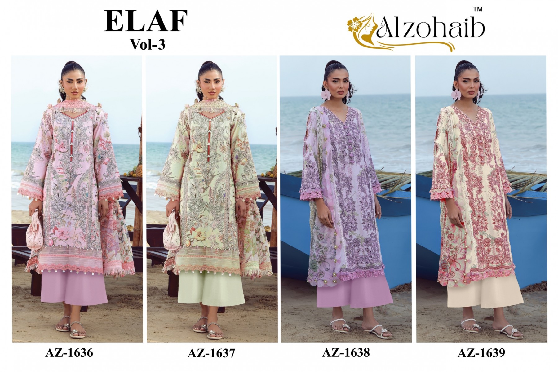 ALZOHAIB | ELAF VOL 3 Pakistani Concept Collection