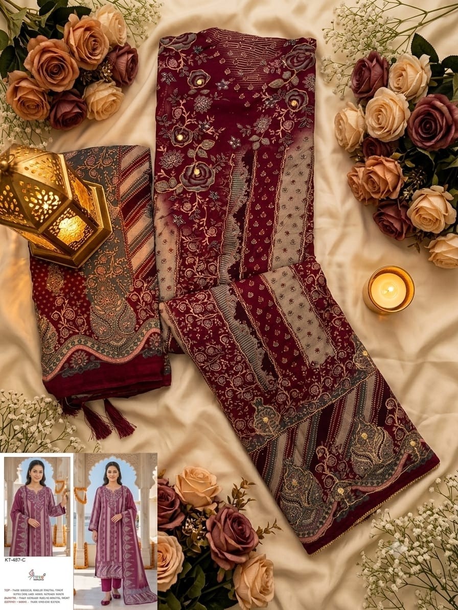 KT-407 | Pure Viscose Maslin Designer Collection