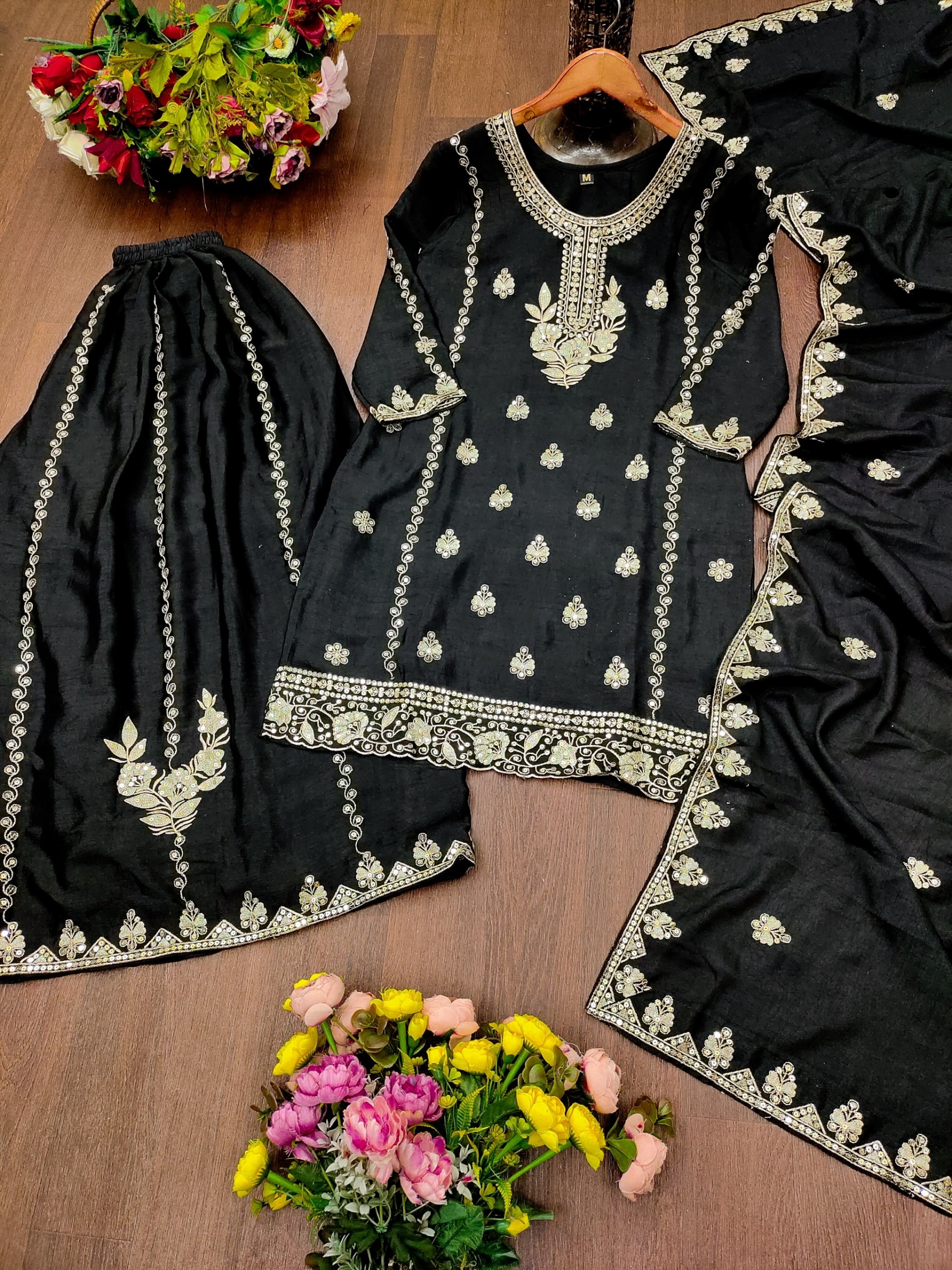 FE-151 | Chinon Sequence Embroidered Sharara Collection