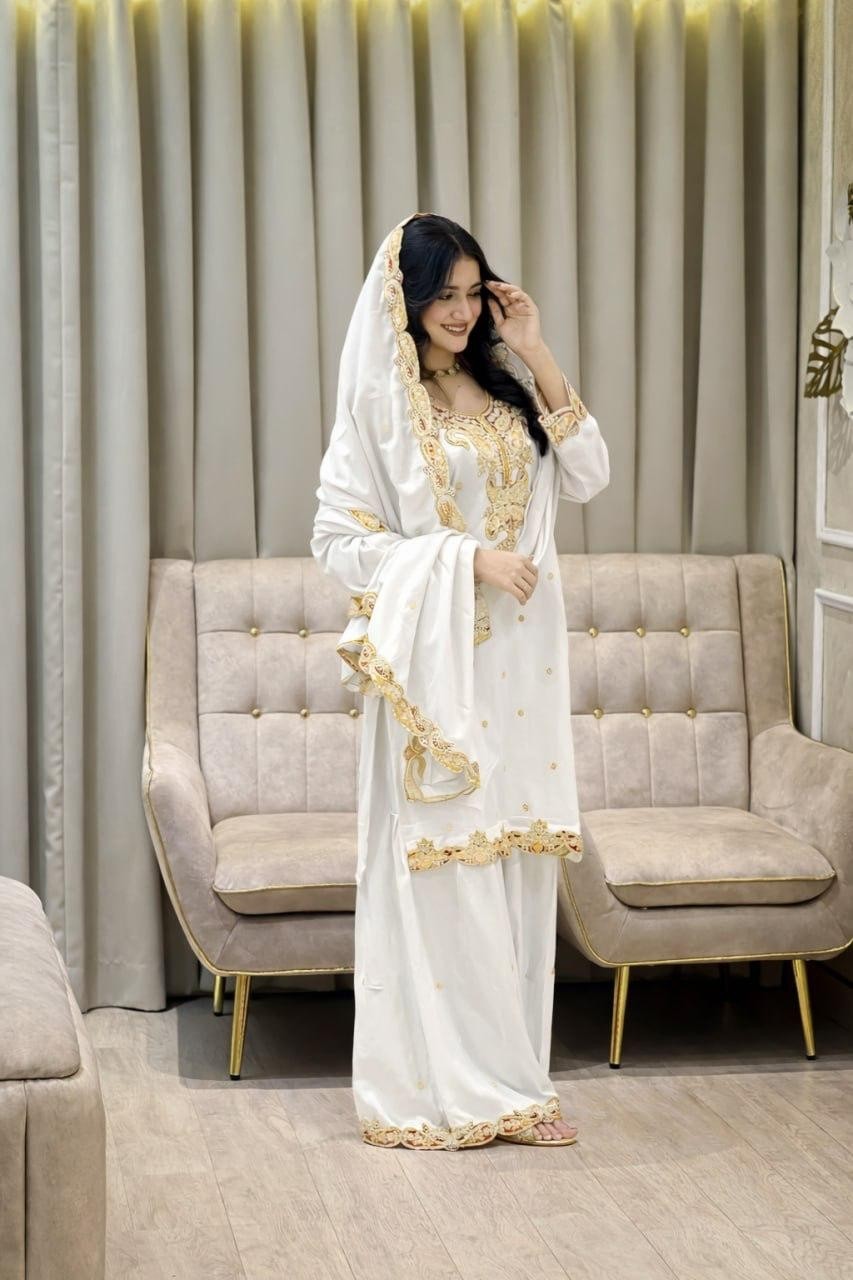ASTHA COLLECTION | AC7097 Chinon Silk Designer Sharara Collection