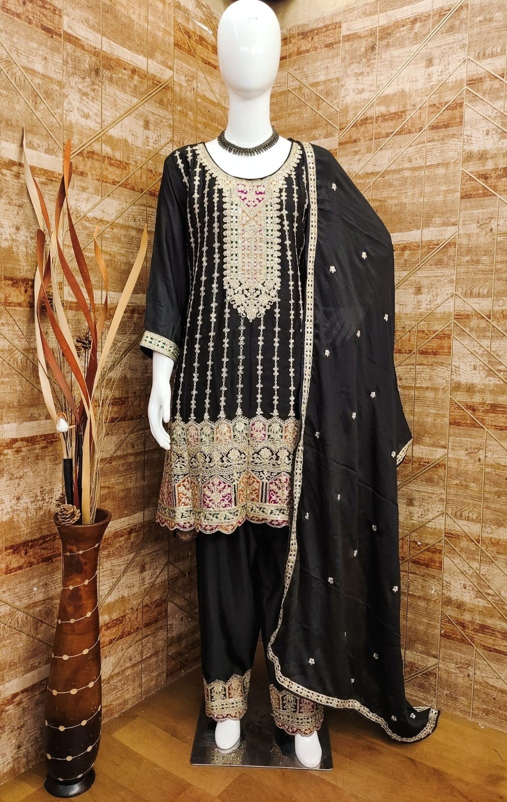 Heavy Chinon Festive Sequence & Coding Embroidery Collection
