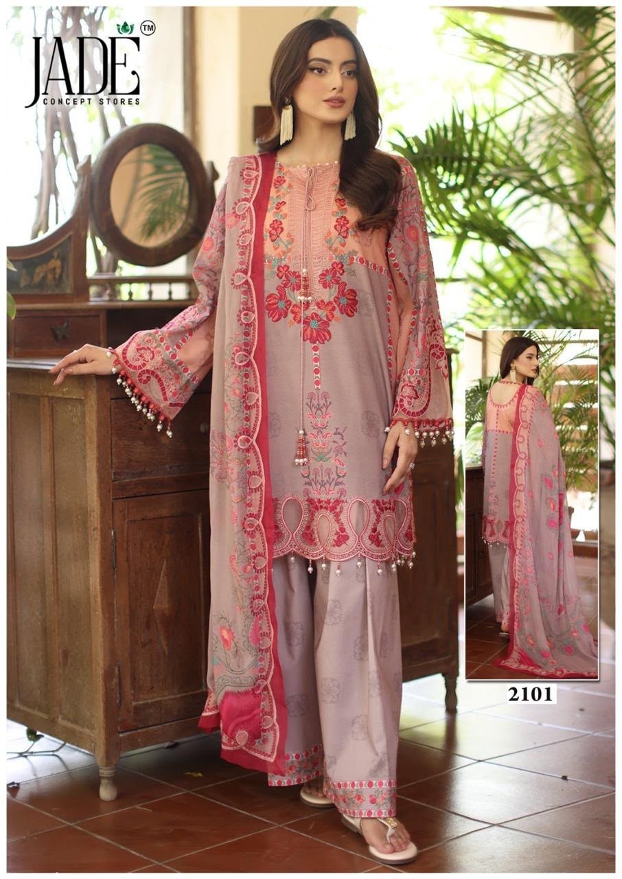Shop BIN SAEED Exclusive Heavy Cotton Collection Vol. 21 with Pure Heavy Cotton Top & Bottom, Pure Cotton Dupatta, 6 designs and exclusive bag packing.