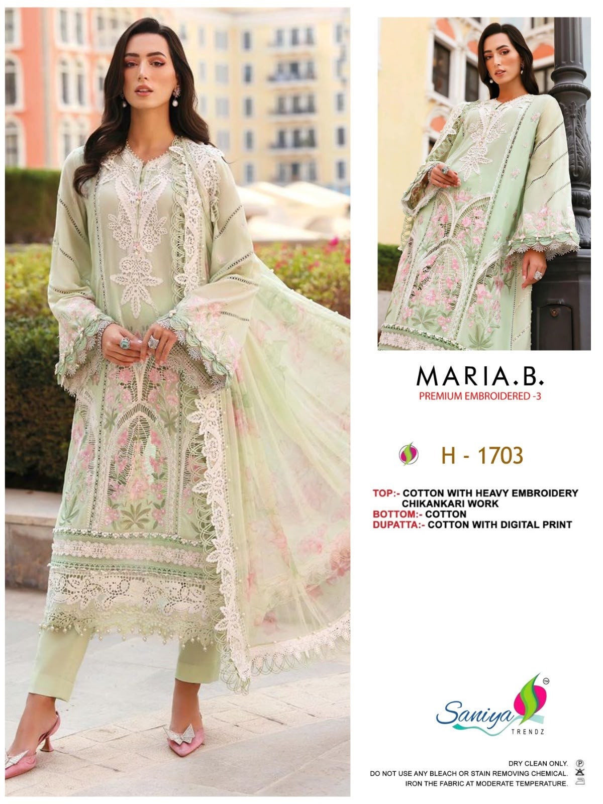 SANIYA TRENDZNX | MARIA B Premium Embroidered-3