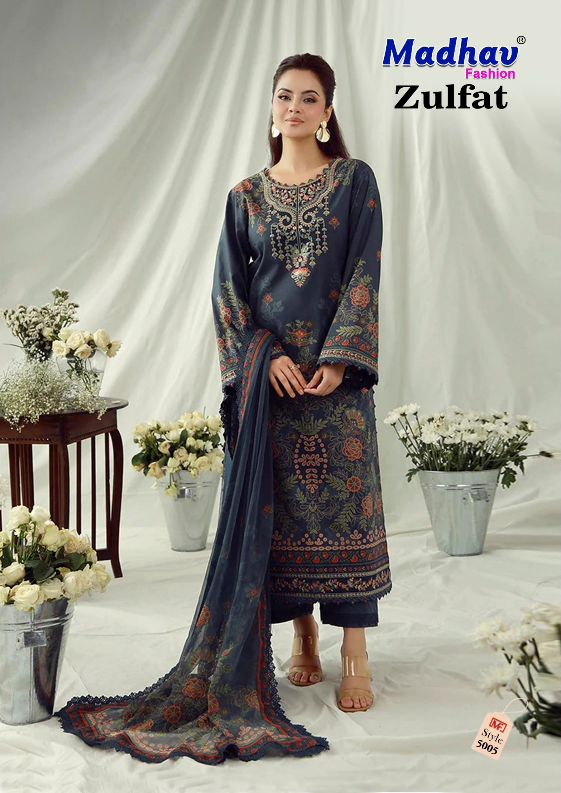 MADHAV FASHION | ZULFAT VOL 05 Pure Designer Cotton Collection