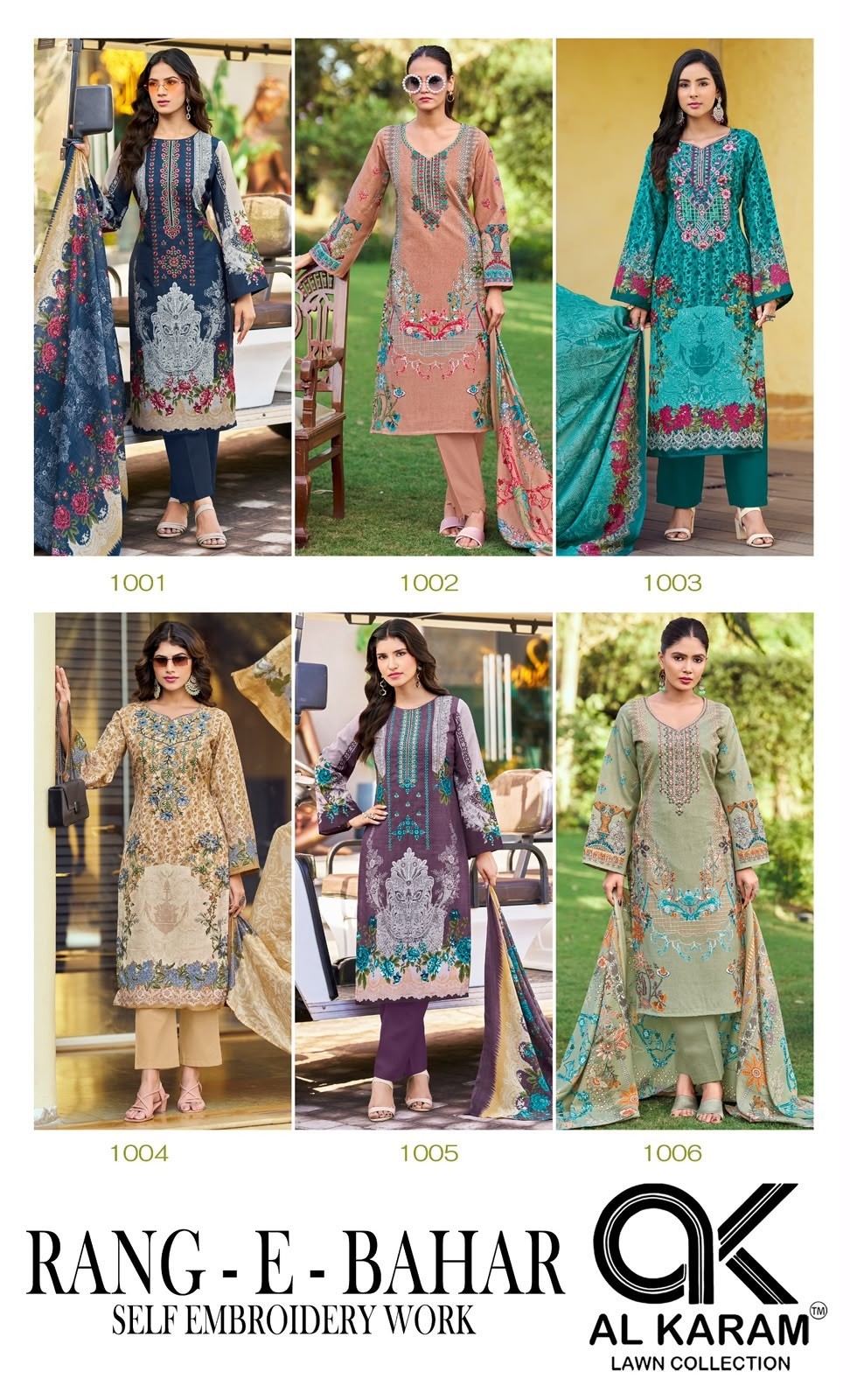 AL KARAM | RANG E BAHAR | Soft Cotton Embroidered Collection