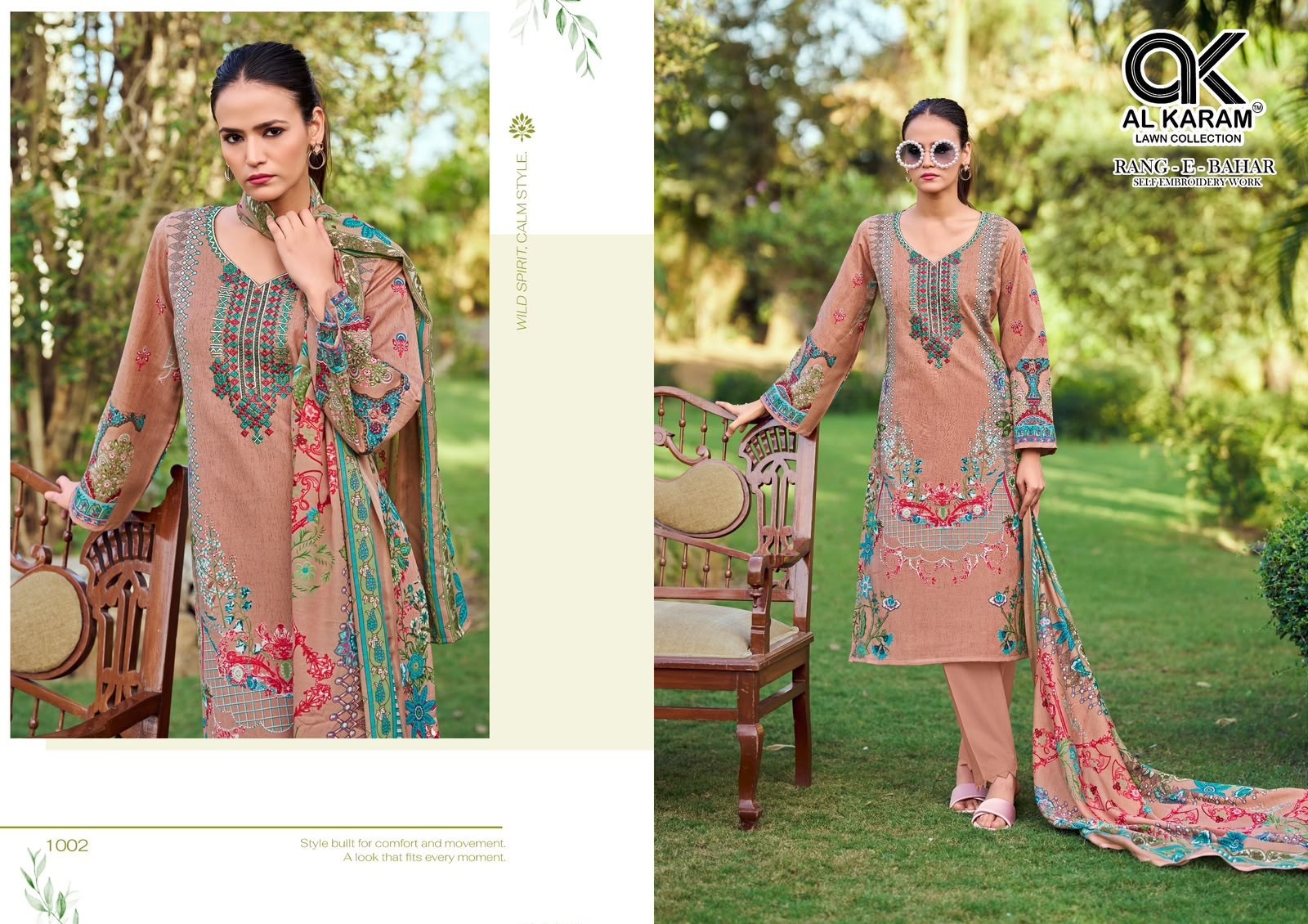 AL KARAM | RANG E BAHAR | Soft Cotton Embroidered Collection