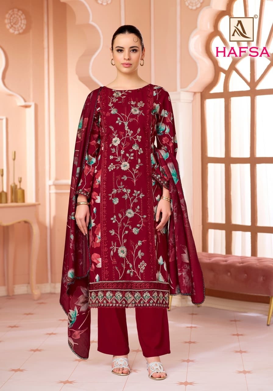 ALOK SUIT | HAFSA | Premium Viscose Designer Collection