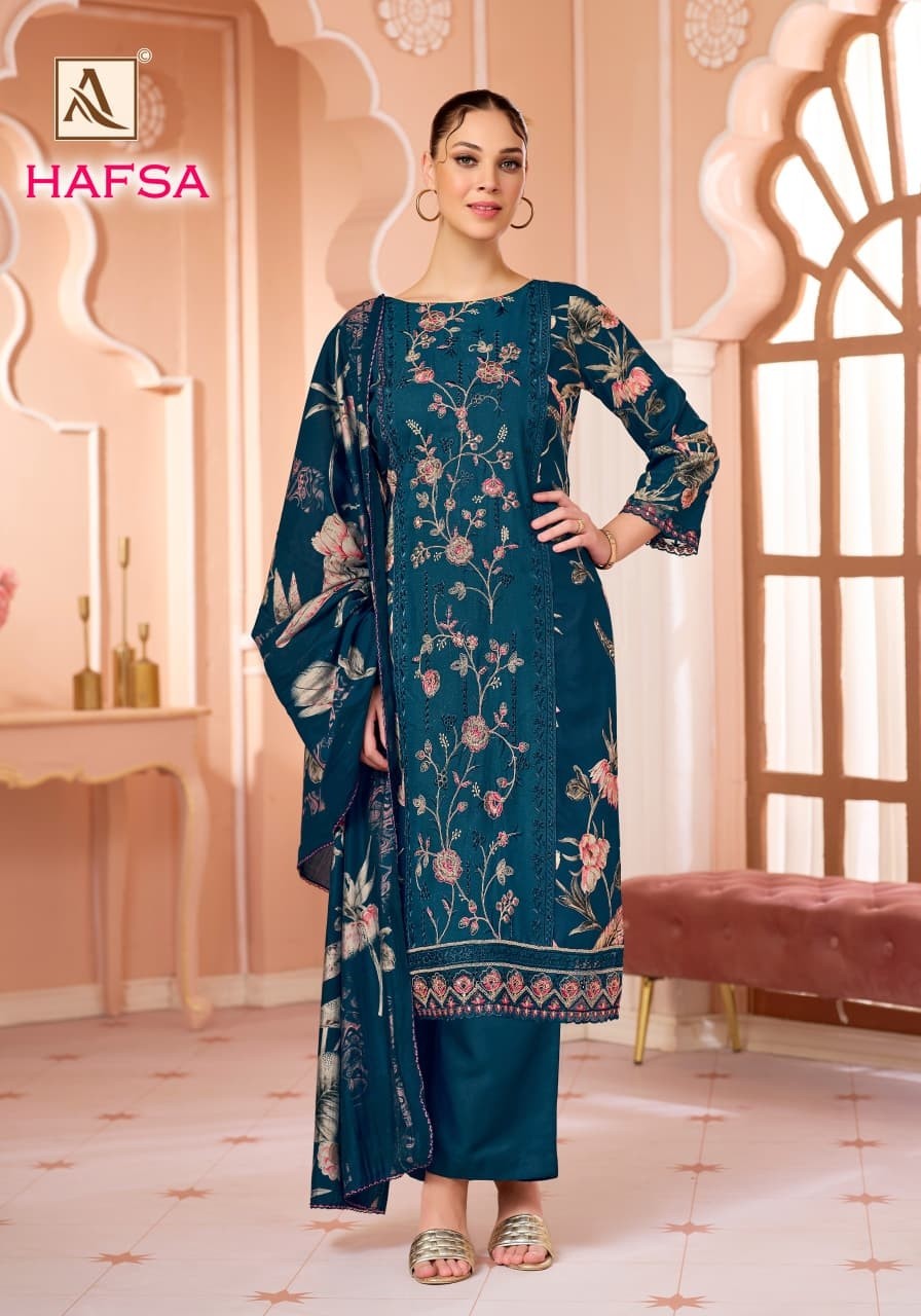 ALOK SUIT | HAFSA | Premium Viscose Designer Collection