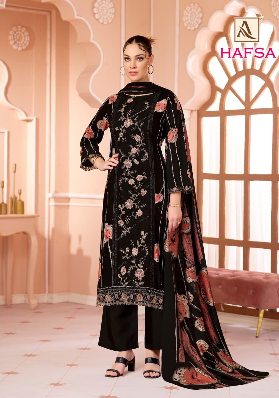 ALOK SUIT | HAFSA | Premium Viscose Designer Collection