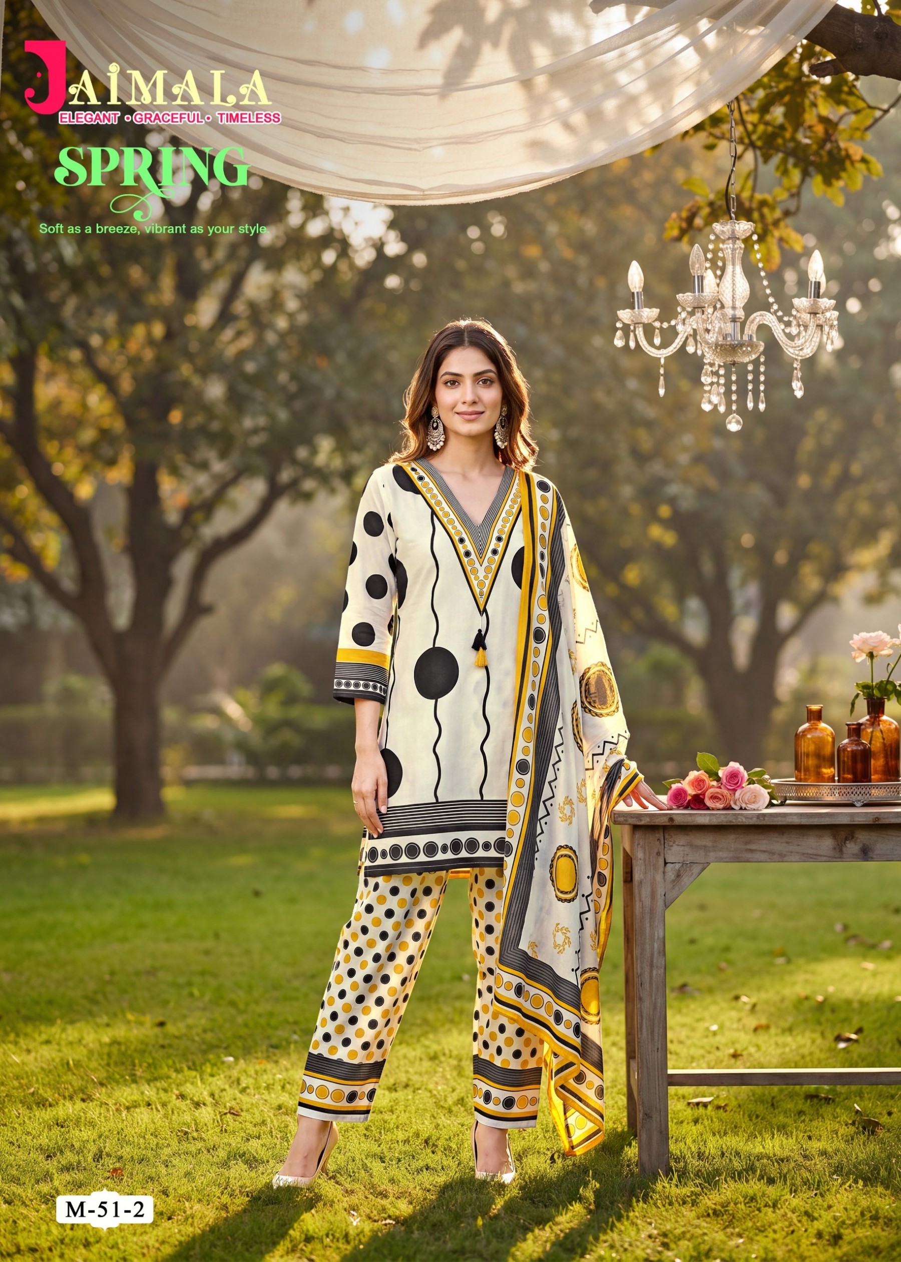 JAIMALA | SPRING | Premium Maslin Readymade Collection