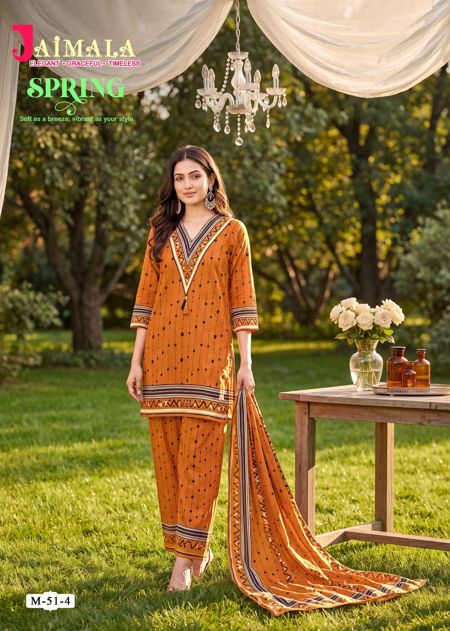 JAIMALA | SPRING | Premium Maslin Readymade Collection
