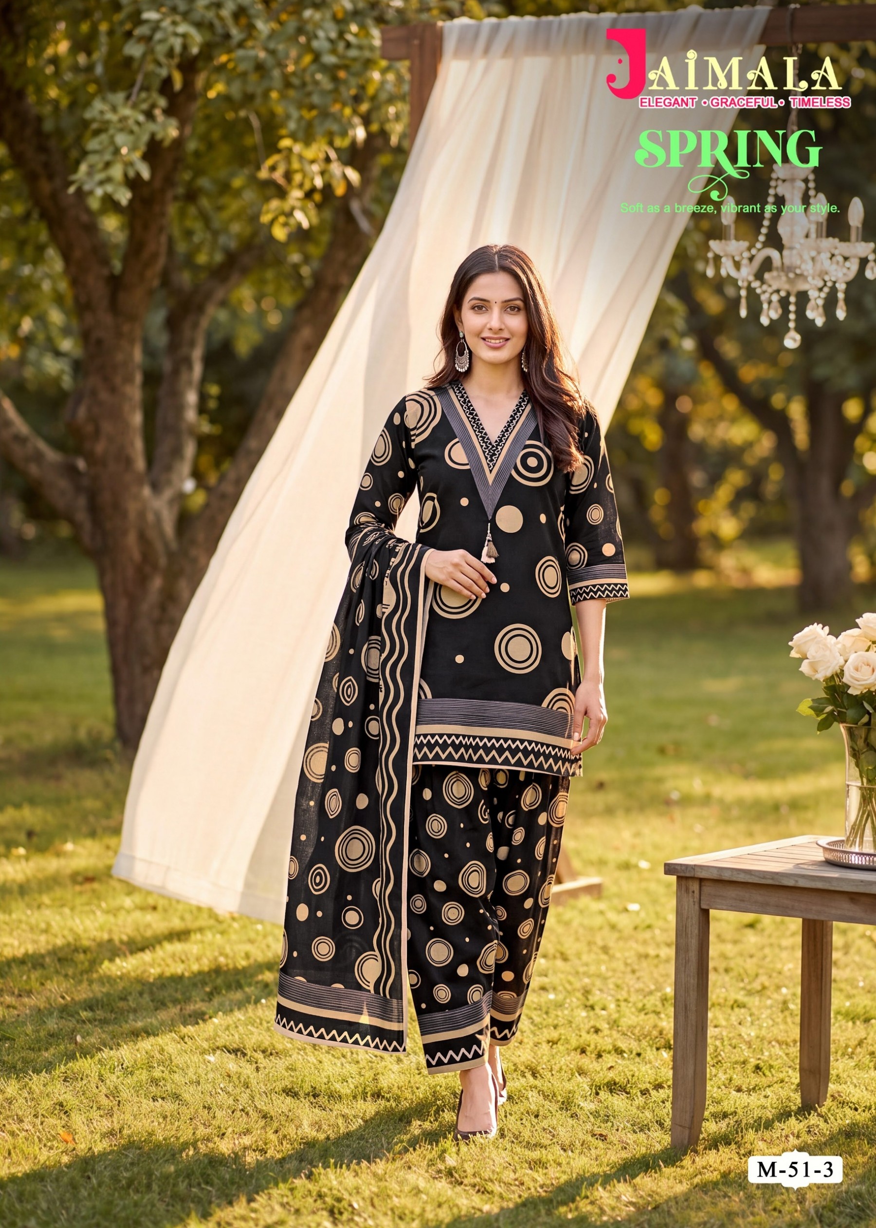 JAIMALA | SPRING | Premium Maslin Readymade Collection