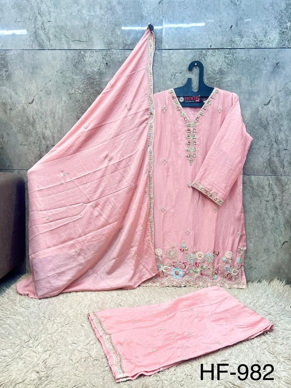 HOOR TEX | HF-982 A to D | Heavy Chinon Pakistani Collection