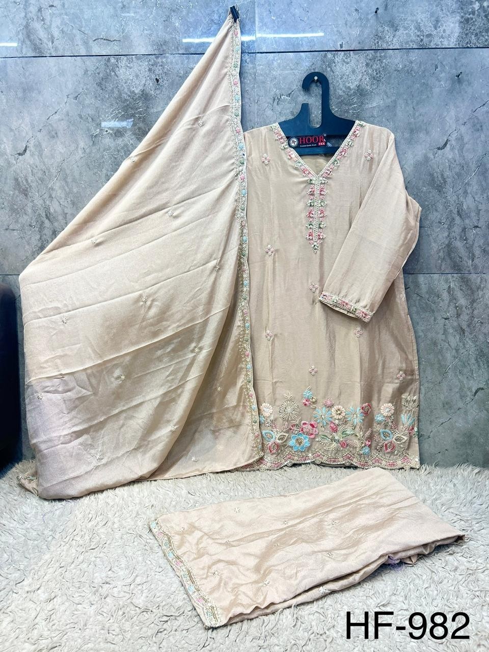HOOR TEX | HF-982 A to D | Heavy Chinon Pakistani Collection
