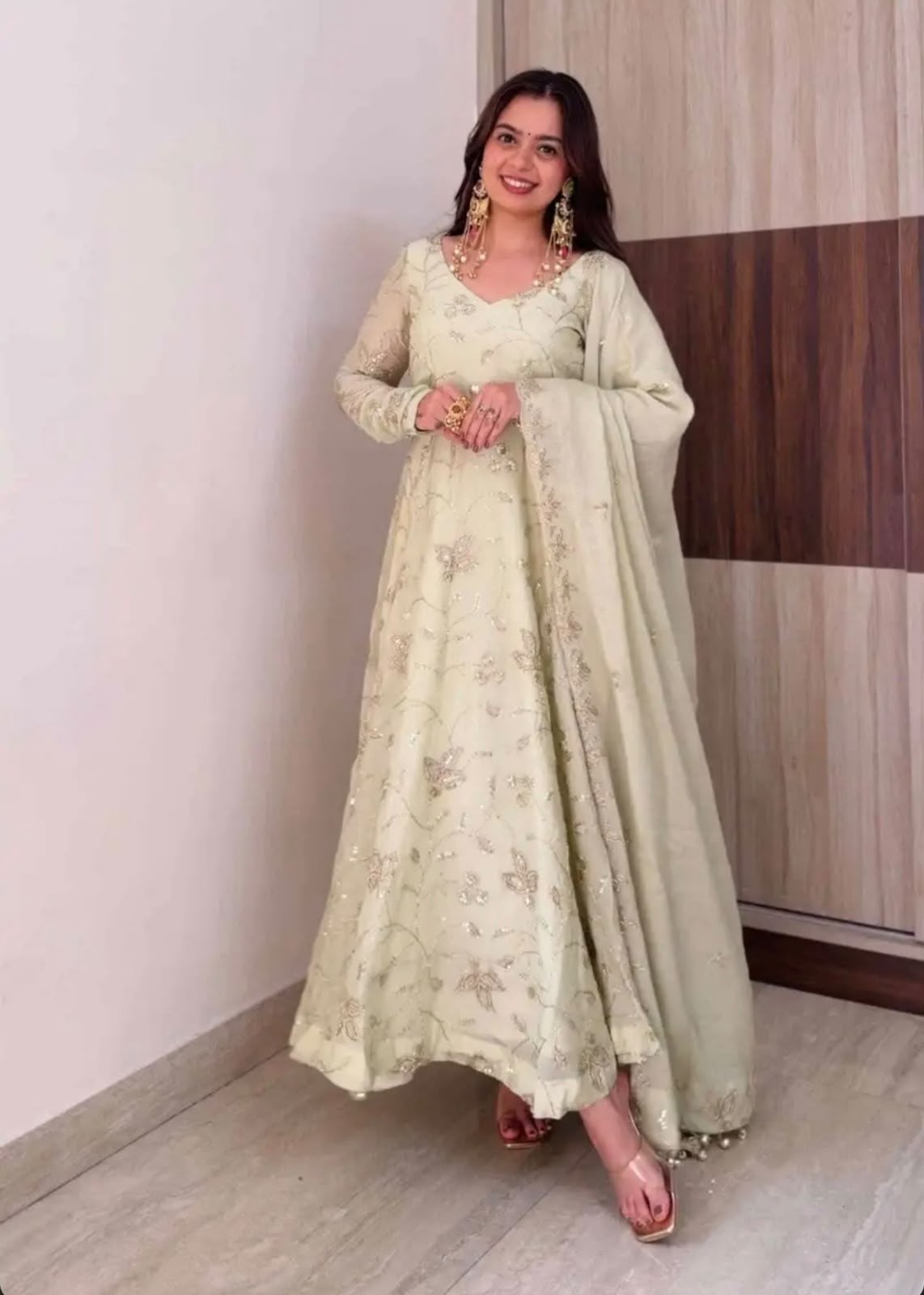 SRK-5374 | Fendy Silk Designer Gown Collection