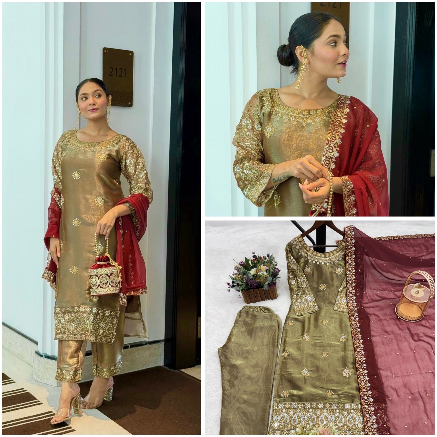 JD-516 | Heavy GMY Silk Ready-to-Wear Designer Collection