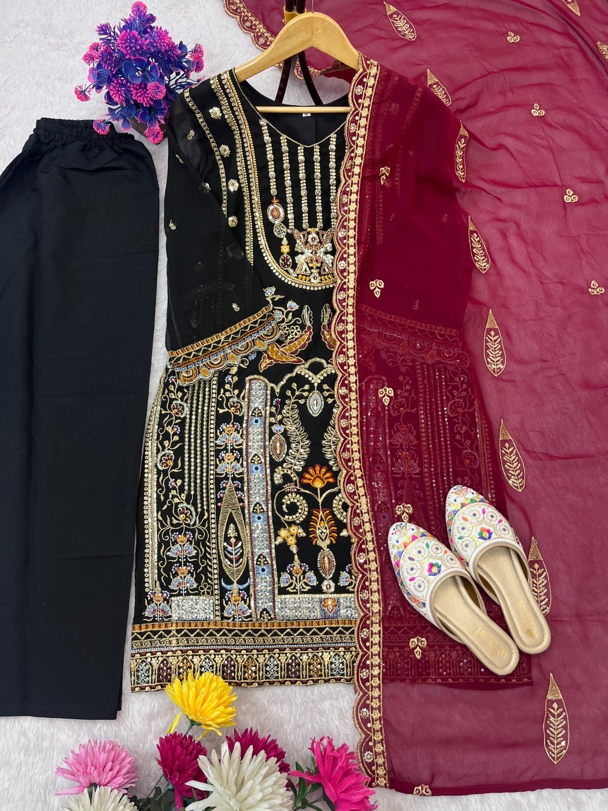 ASTHA COLLECTION | AC-7063 | Heavy Embroidery Designer Collection