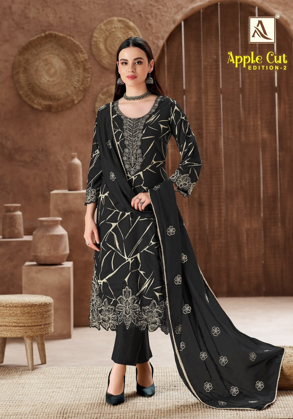 ALOK SUIT | APPLE CUT-2 | Premium Viscose Designer Collection