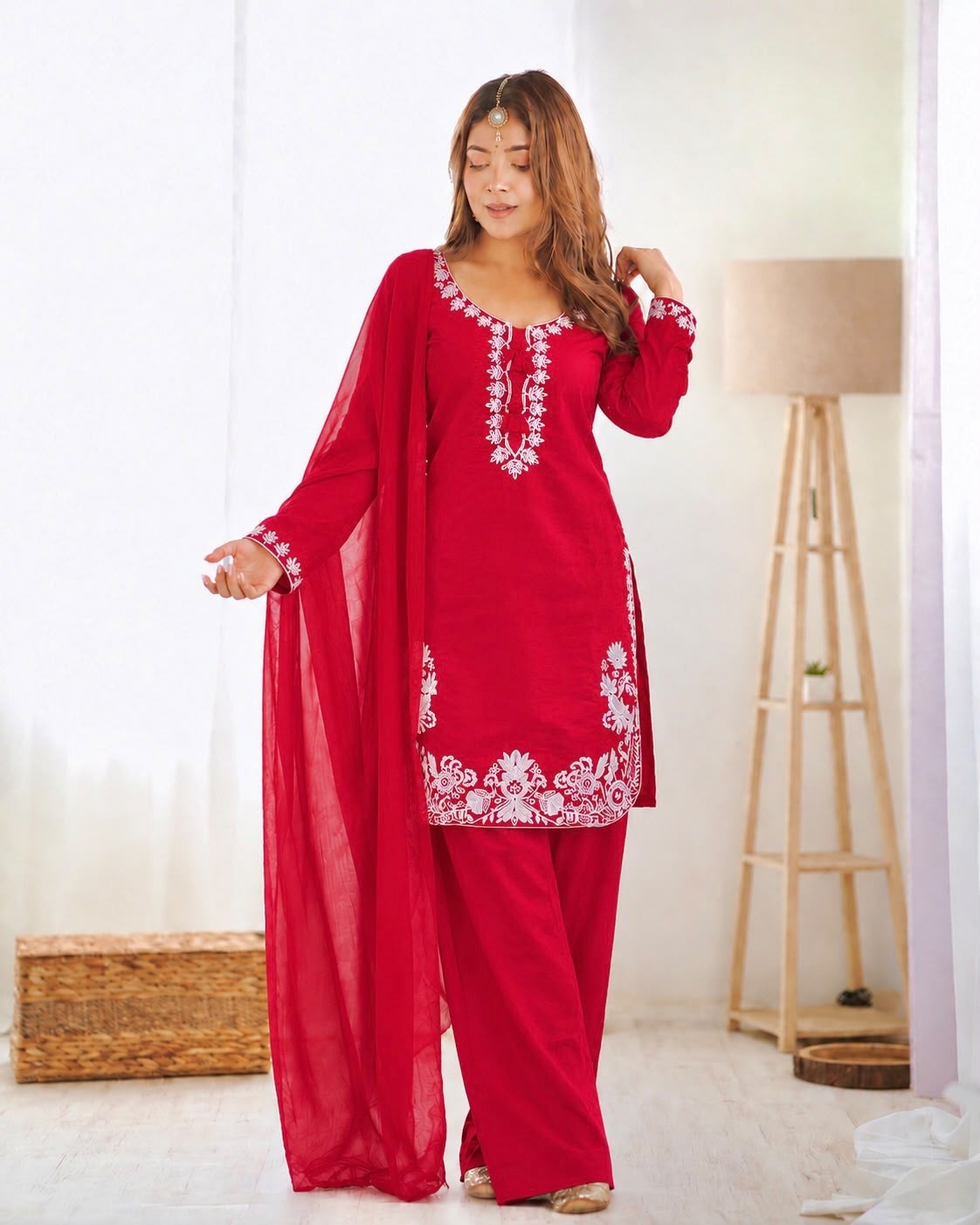HK-1748 | Pure Roman Embroidered Designer Collection