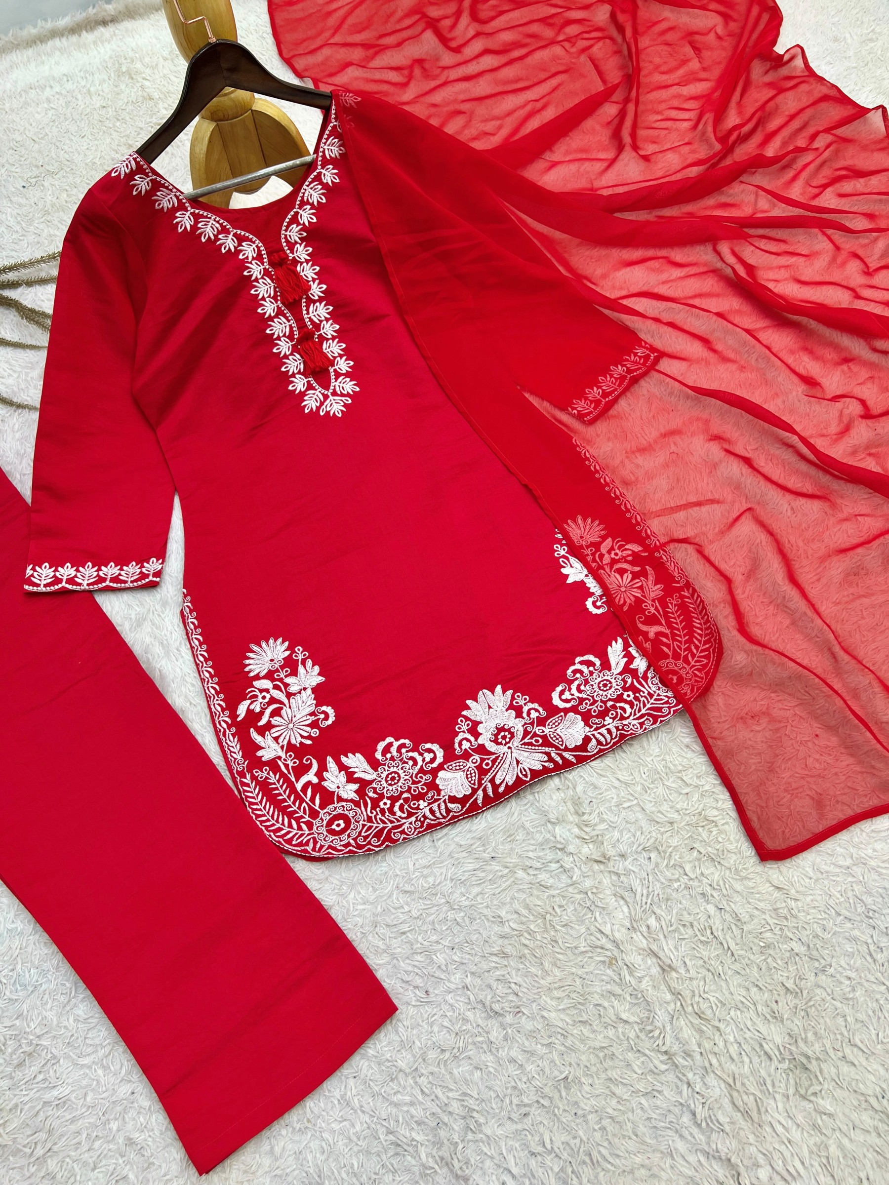 HK-1748 | Pure Roman Embroidered Designer Collection