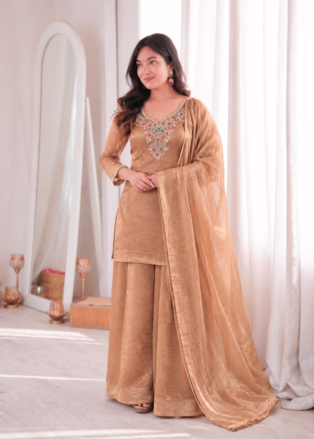 DHK-1408 Pure Salsa Silk Embroidered Designer Collection