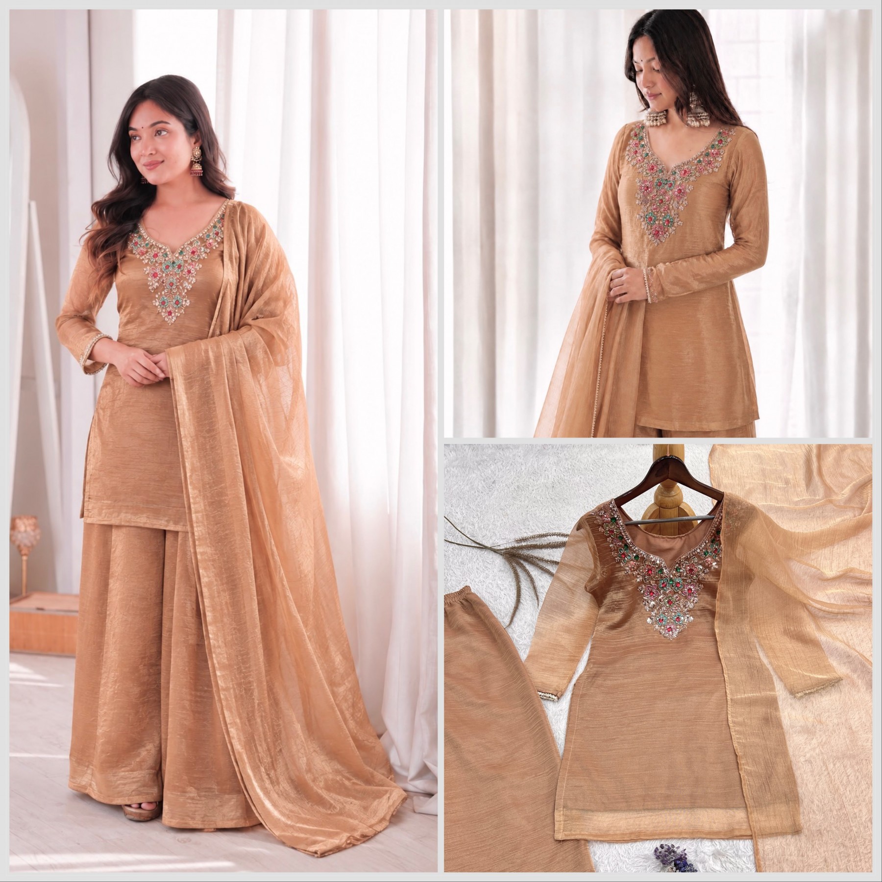DHK-1408 Pure Salsa Silk Embroidered Designer Collection