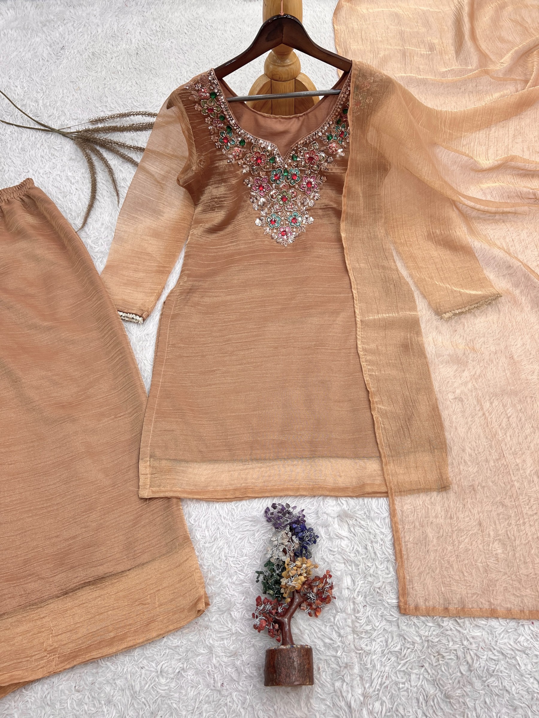 DHK-1408 Pure Salsa Silk Embroidered Designer Collection