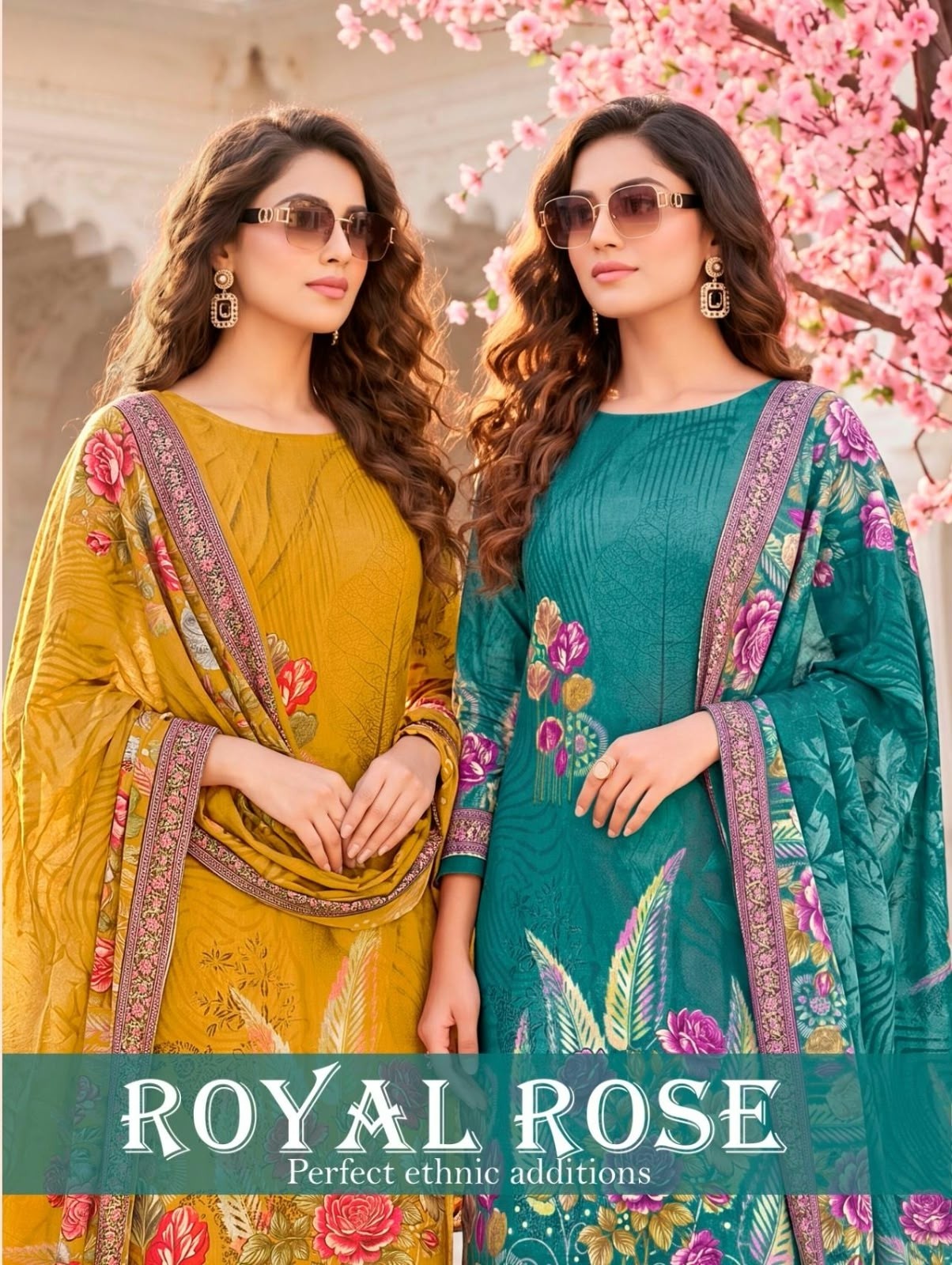 ALOK SUIT | ROYAL ROSE | Pure Zam Designer Collection