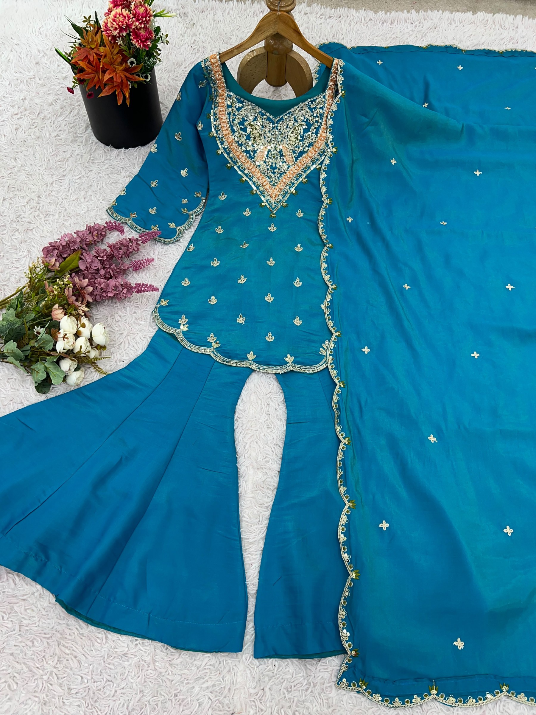 NSR-852 Heavy Simar Silk Embroidered Designer Collection