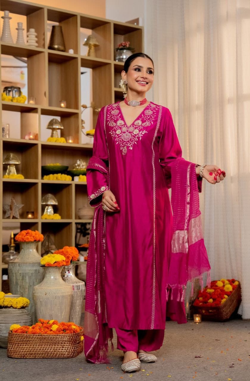1295 | Pure Satori Silk Festive Suit Collection