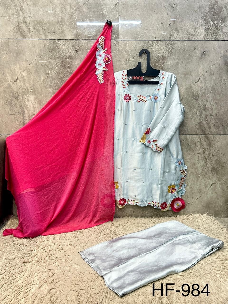 Hoor Tex HF-984 A to D | Pakistani Full Stitched Collection