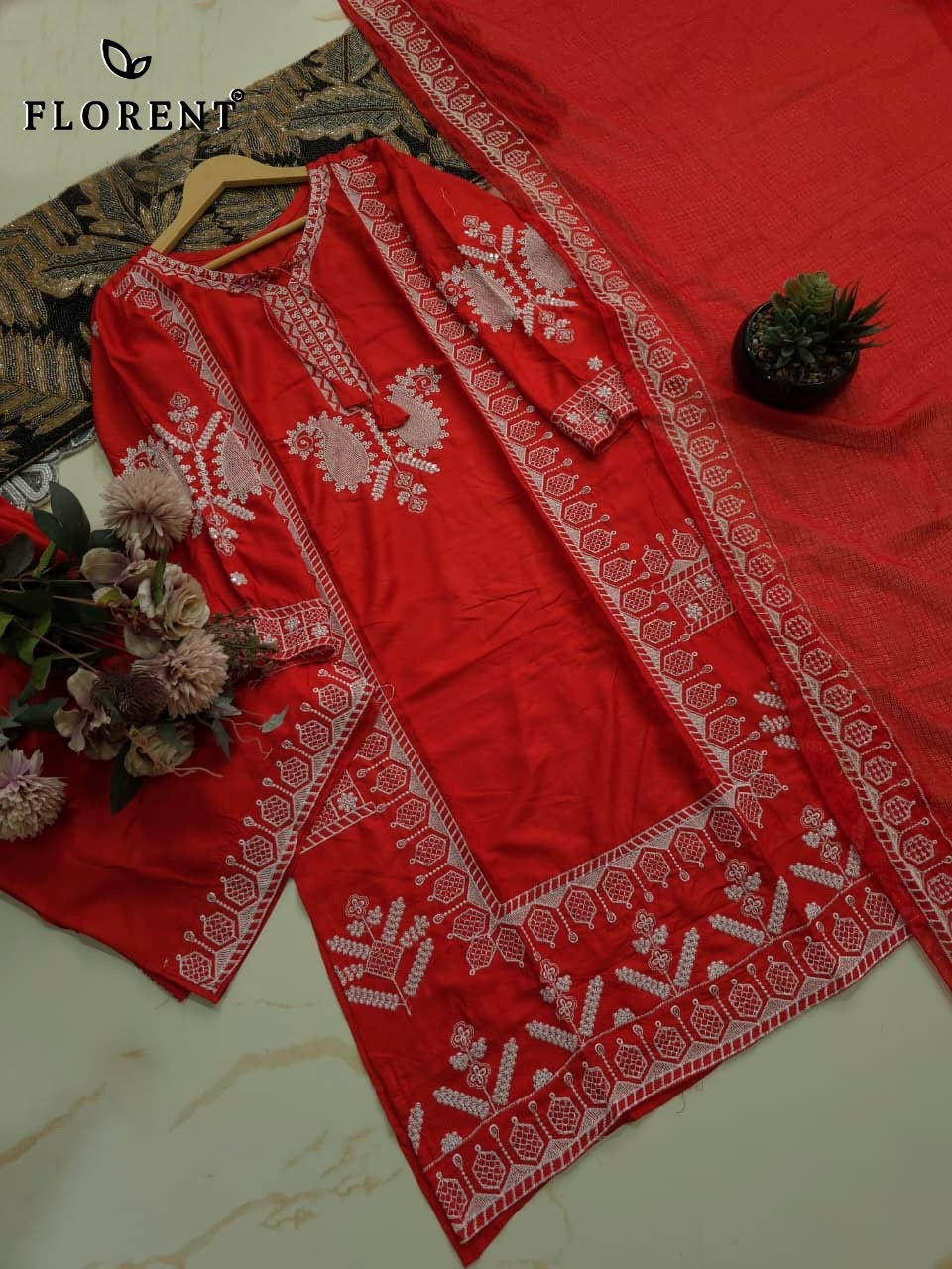 FLORENT 1091 CD | Heavy Rayon Embroidered Readymade Collection