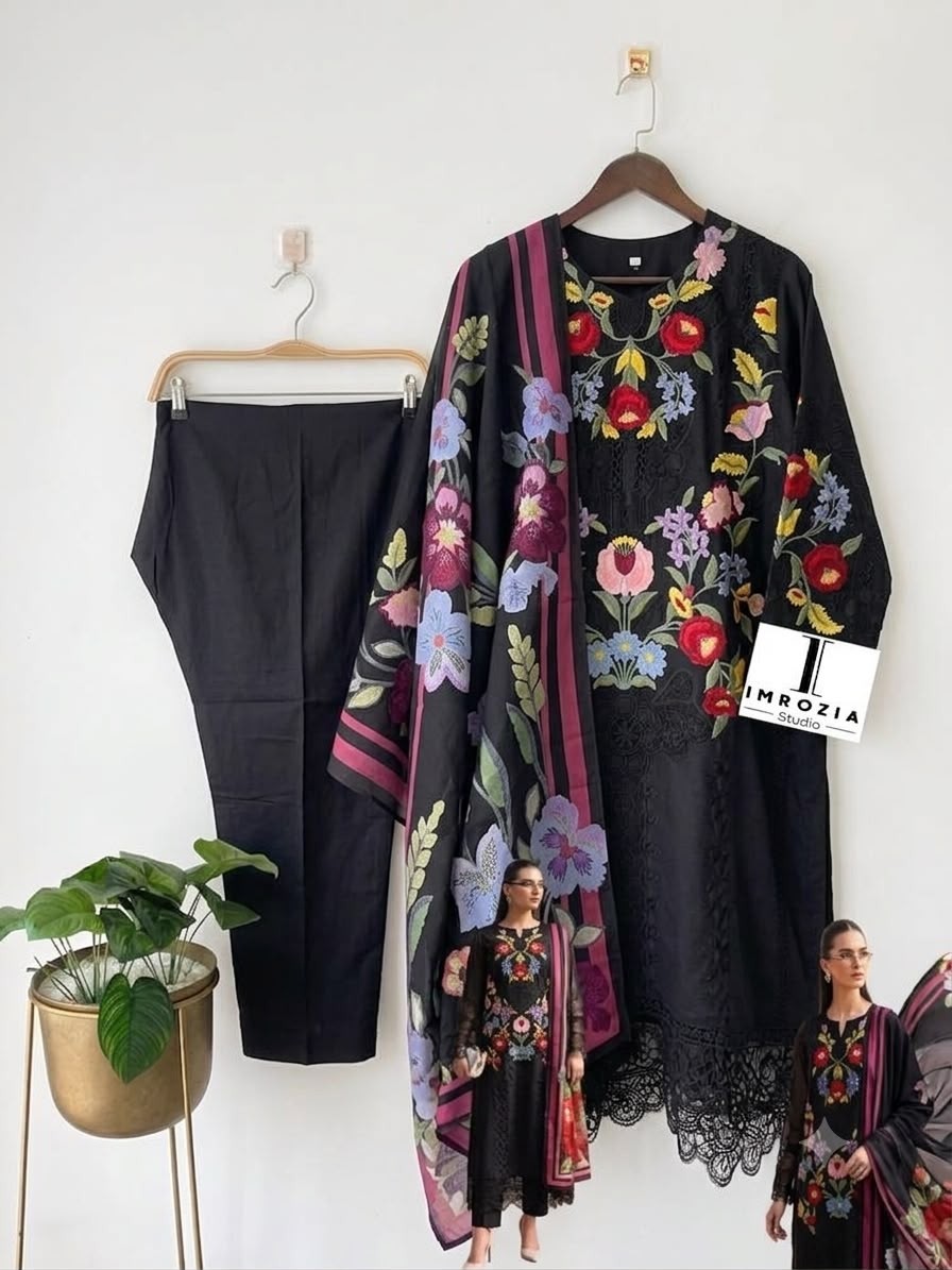 IMROZIA STUDIO 508 AB | Cambric Cotton Embroidered Collection