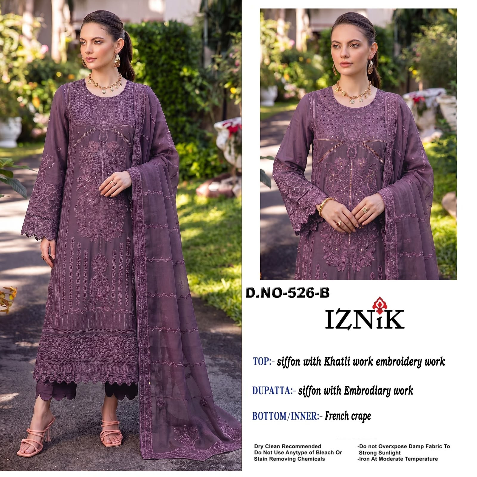 IZNIK FAB | A-526 Heavy Embroidered Designer Collection